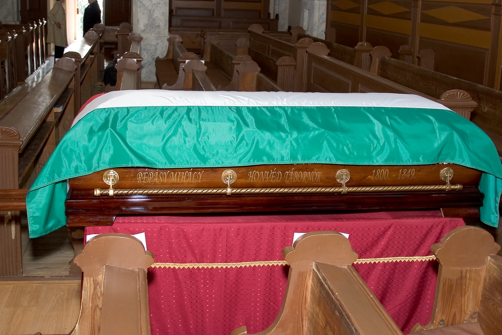 Répásy Mihály, honvéd tábornok, temetése, temetés